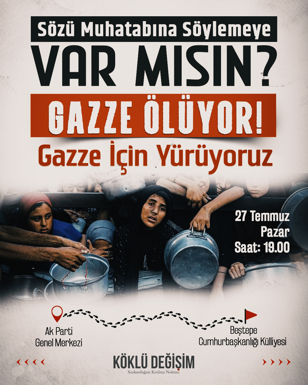 2025 07 27 TR Ankara Gazze Icin Yuruyus afis
