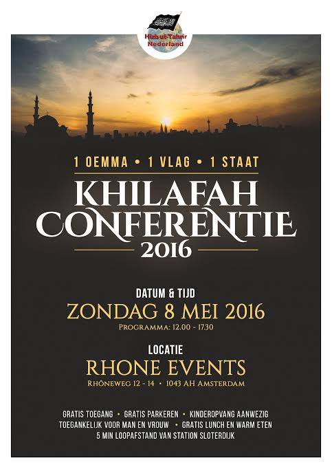 hollanda hilafet konferansi 2016